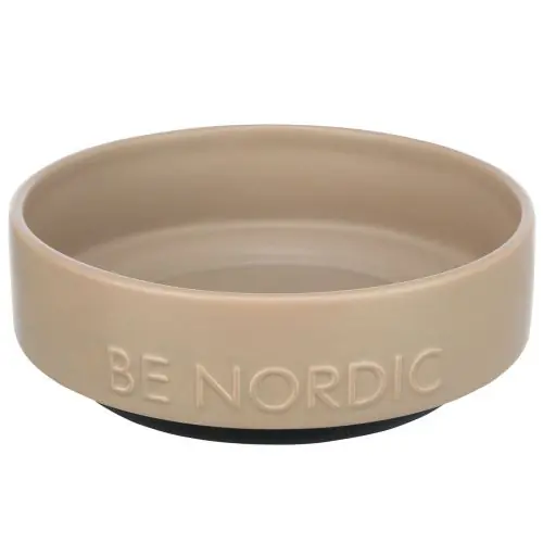 Rabatt Trixie BE NORDIC Keramiknapf für Hunde taupe/0,5l schwarz/0.5l