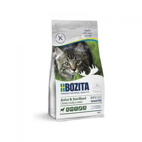 Bozita Active & Sterilised Grain free Lamb 10 kg 400 g Schneller Versand