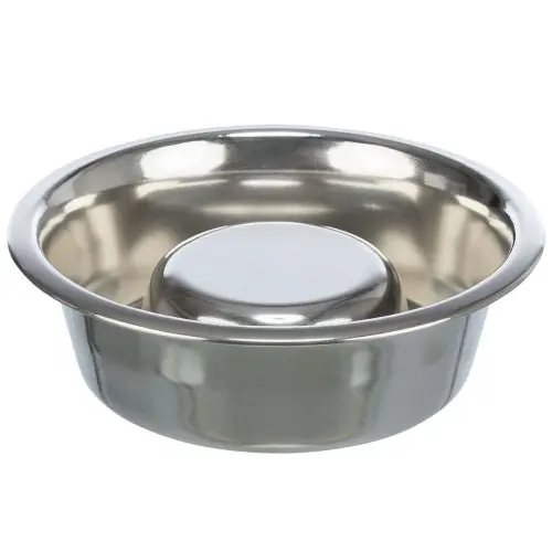 Sale Trixie Slow Feeding Edelstahlnapf 0,6 l/ø 17 cm 0.6 l/ø 17 cm