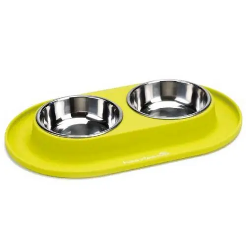 Highlight Beeztees Dinerset Silikon 2x125 ml / grün 2x125 ml / grün