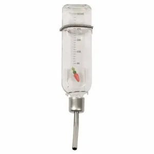 Duvoplus Kleintier-Trinkflasche aus Glas 350ml 180ml Sichere Zahlung