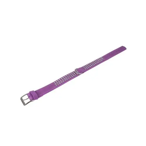 Begrenztes Angebot Karlie Buffalo Strass-Halsband - Violett 3-reihig, 65cm/40mm 2-reihig. 45cm/24mm