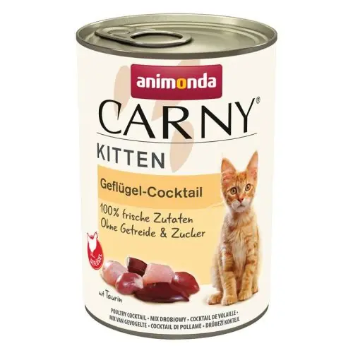 Animonda Carny Kitten Geflügel-Cocktail 400g 200g Günstig