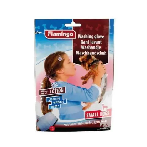 Karlie Flamingo Waschhandschuh mit Lotion für Hunde Für kleine Hunde Für kleine Hunde Markenware