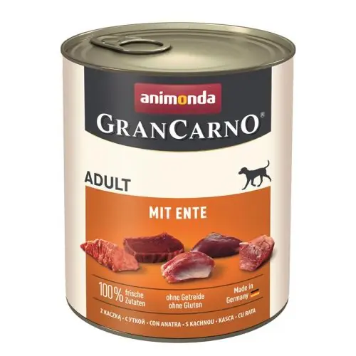 Animonda GranCarno Adult mit Ente 800 g 400 g Neuheit