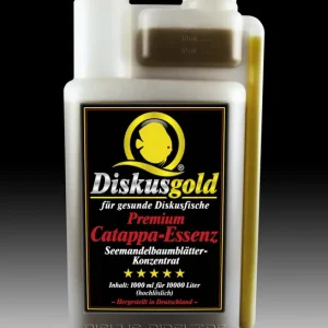 1.000 ml Diskusgold Premium Catappa Essenz (Seemandelbaumblätter-Konzentrat) Mega-Angebot
