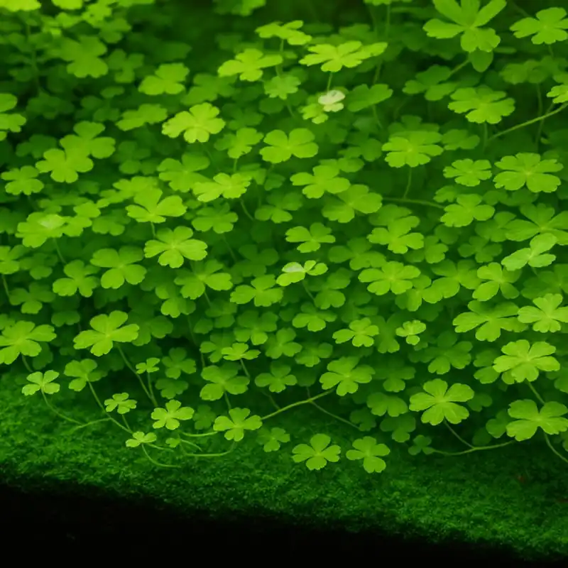 Heißes Angebot Japan-Kleeblatt, Japanischer dreiteiliger Wassernabel: Hydrocotyle tripartita -Topf-