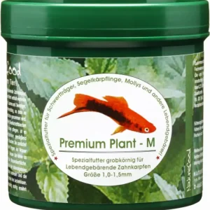 Top-Seller Naturefood Premium Plant M: Futter für Schwertträger, Segelkärpflinge, Mollys ab 6 cm Größe: 40g