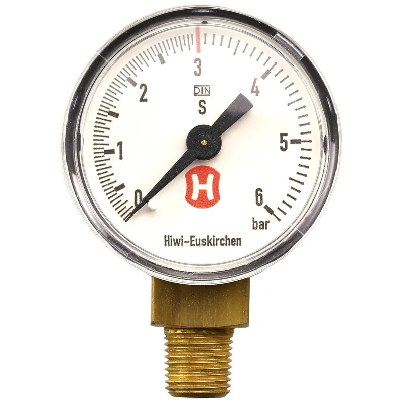 Begrenztes Angebot Hiwi Arbeitsdruckmanometer 6 bar