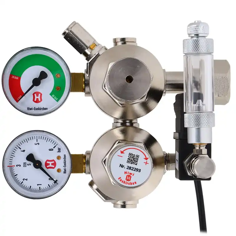 Schneller Versand Hiwi Doppelkammer Druckminderer + MV & RSV