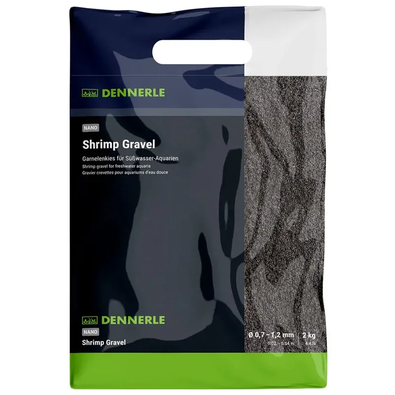 Nur Heute Dennerle Nano Garnelenkies Sulawesi schwarz 2 kg