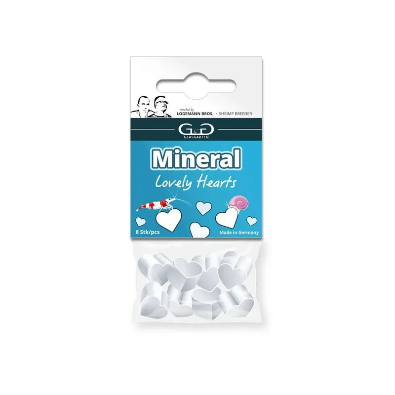 GlasGarten Mineral Lovely Hearts 8 Stück Top-Preis