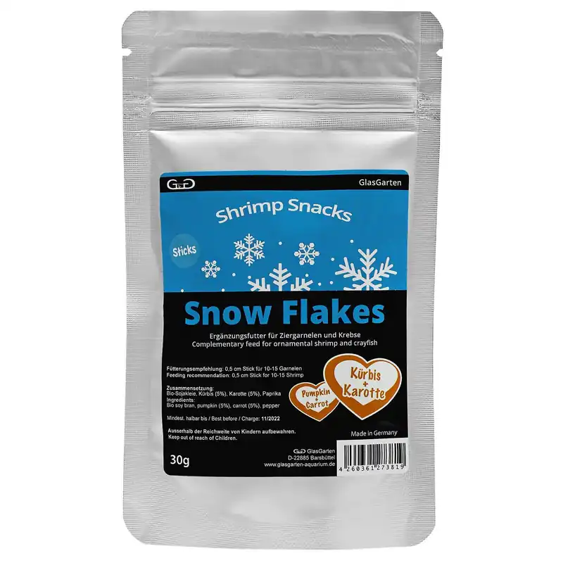 Aktuell GlasGarten Shrimp Snacks Maulbeer
