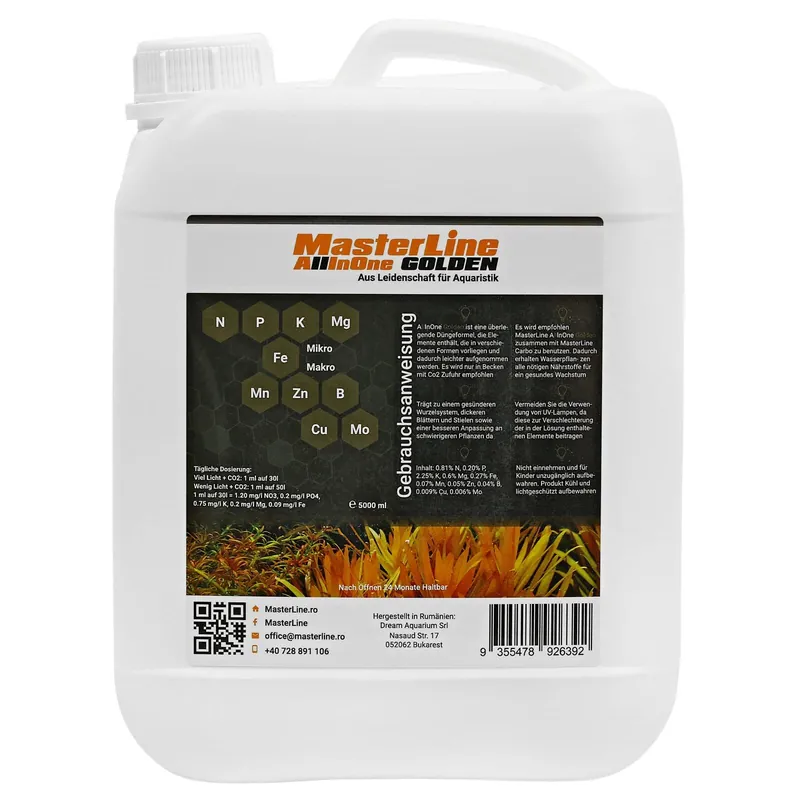 Letzte Chance MasterLine All In One Golden 500 ml