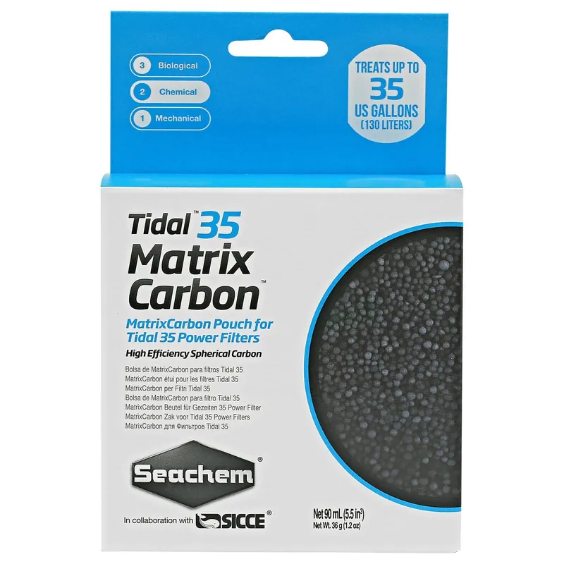 Seachem Tidal MatrixCarbon Filtermedium Für Filter 35 Nur Für Kurze Zeit