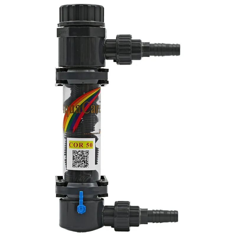AquaCare CO2-Reaktor 50 PVC-Tülle d12 Echt