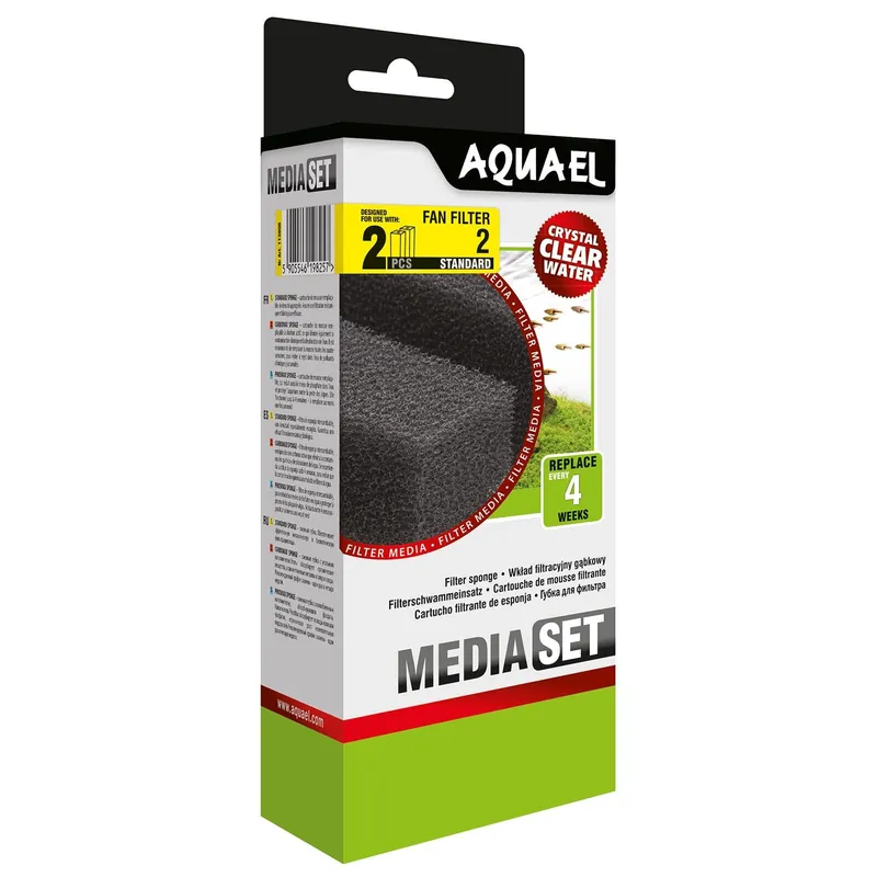 Aquael Filterschwamm FAN Filter Plus Standard FAN Plus Mikro (2x) Direkt Vom Hersteller