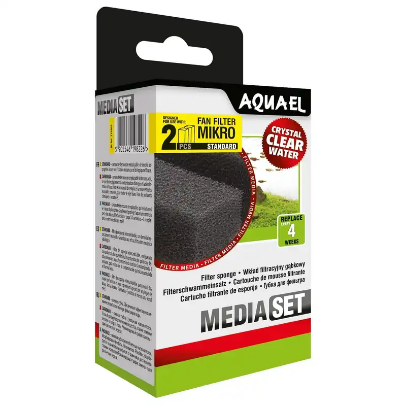 Markenprodukt Aquael Filterschwamm FAN Filter Plus Standard FAN Plus Mikro (2x)