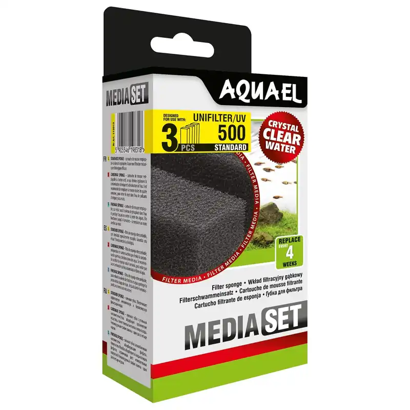Direkt Vom Hersteller Aquael Filterschwamm Unifilter UV 500 (3x)