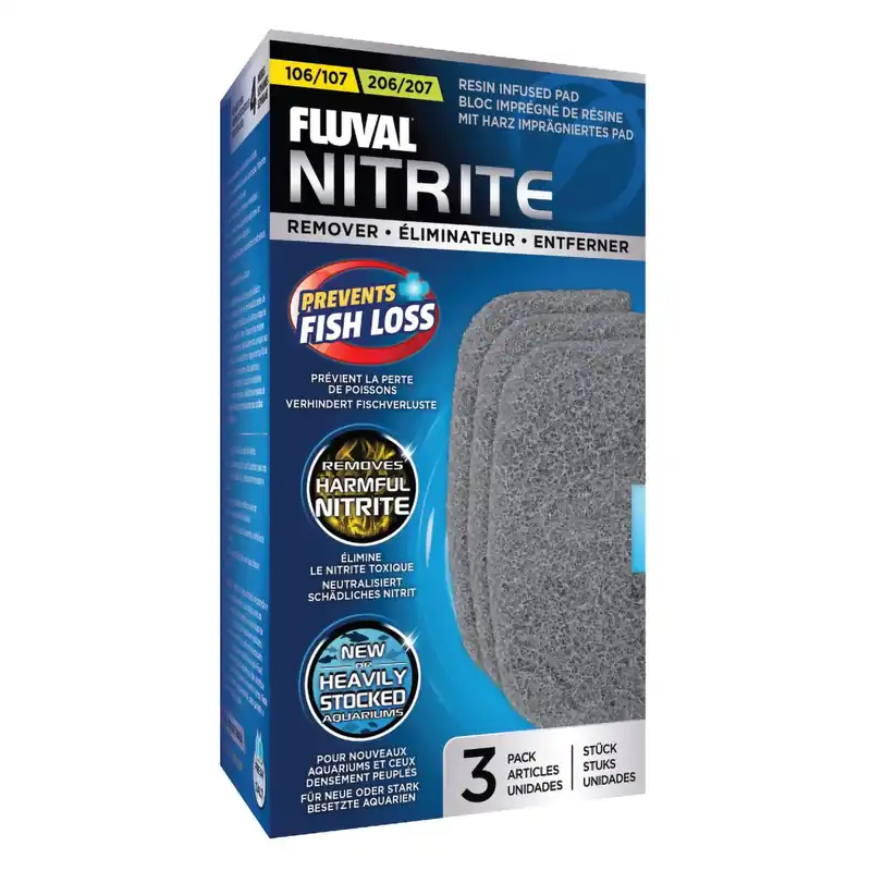 Fluval Nitrite Remover 07-Serie 107/207 - 3x Nur Für Kurze Zeit