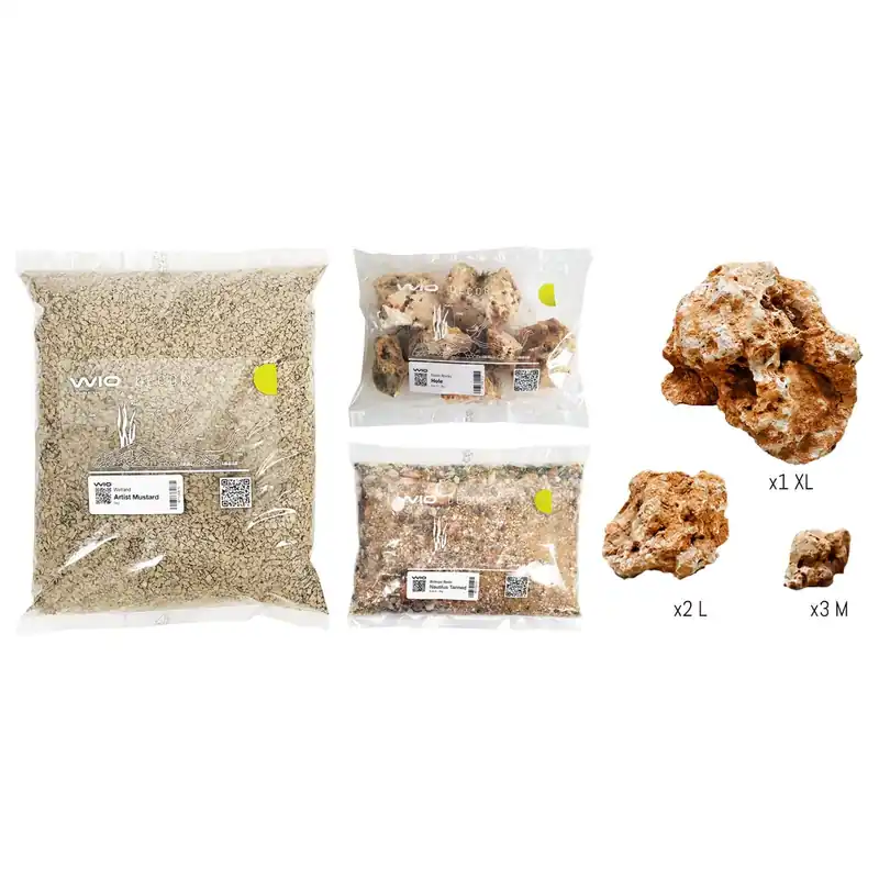Top-Angebot WIO Biotope Decor-Kit Nautilus Tan 20 kg