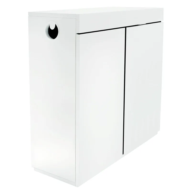 european aquaristics Unterschrank weiß hochglanz 30 x 30 x 80 cm Online Kaufen
