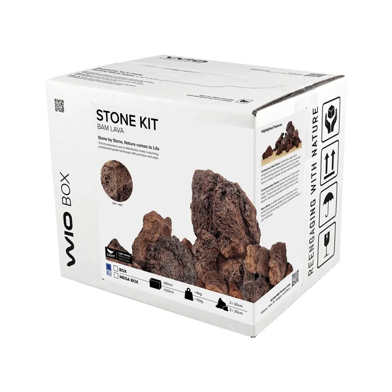 Bestseller WIO Stones Bam Lava Stone Set 60 cm