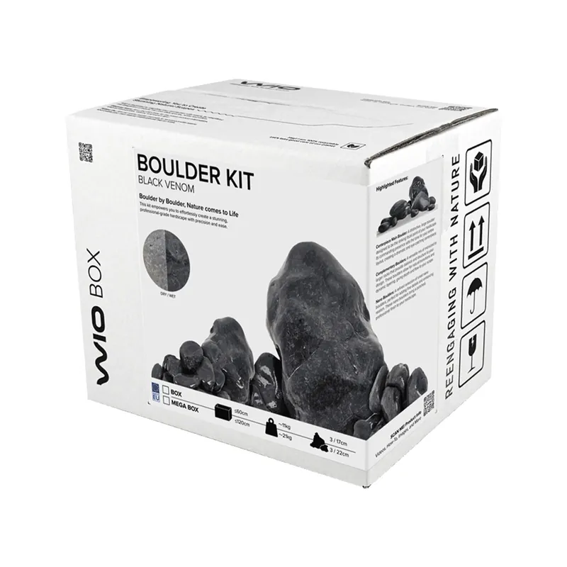 Top-Seller WIO Stones Black Venom Boulder Set 60 cm