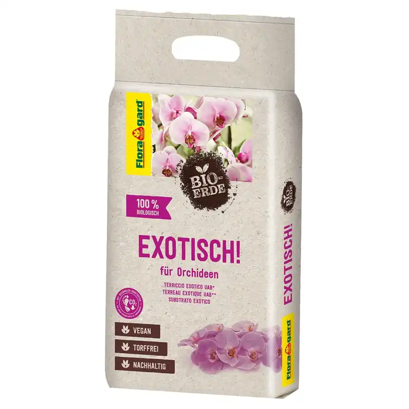 Schnäppchen Floragard Bioerde Exotisch für Orchideen 3 l