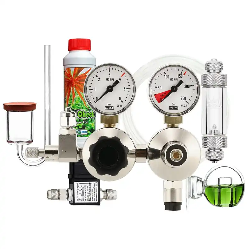 Versand Am Gleichen Tag CO2 Set Basic Doppelkammer Bis 100 Liter