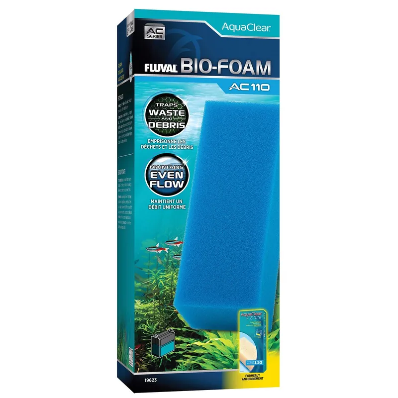 Fluval AquaClear Bio-Foam Filtereinsatz Blau AC20 Nur Heute