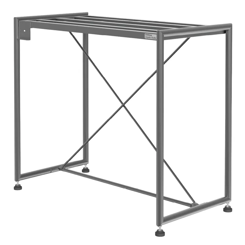Chihiros Metall Schrank Stahl grau 90 x 45 cm Markenware