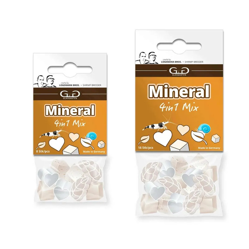 GlasGarten Mineral 4 in 1 Mix 8 Stück Mega-Angebot