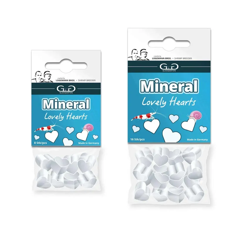 GlasGarten Mineral Lovely Hearts 8 Stück Top-Seller