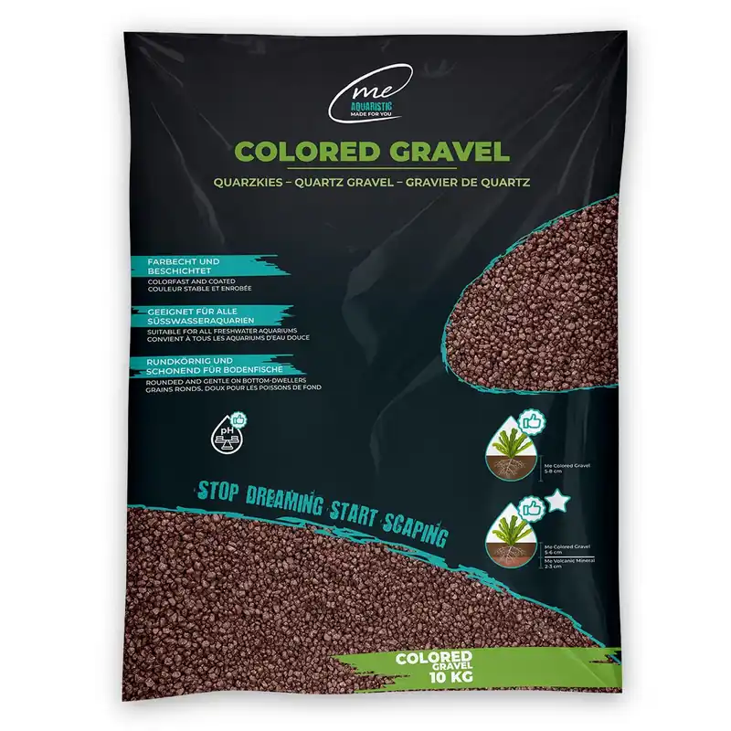 Me Colored Gravel Mocha Brown 2,0-3,5 mm 5 kg Günstig