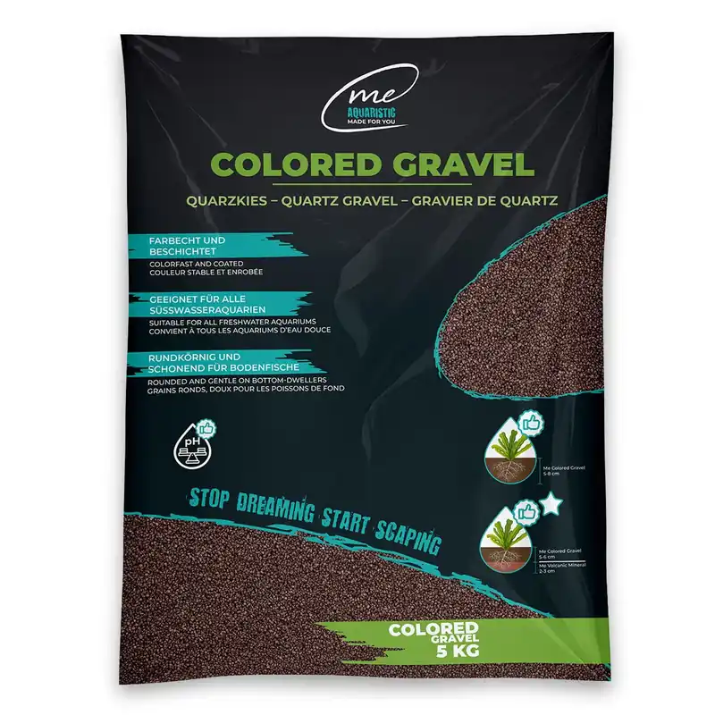 Me Colored Gravel Mocha Brown 1,2-1,8 mm 5 kg Jetzt Kaufen