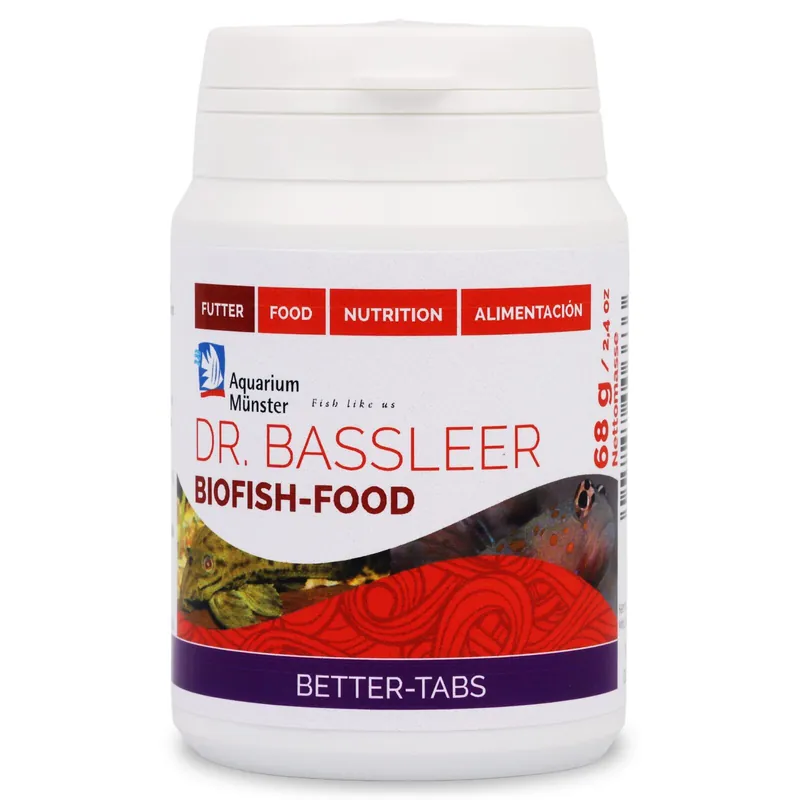 Aquarium Münster Dr. Bassleer Biofish Food BF Better Tabs 68 g Nur Für Kurze Zeit