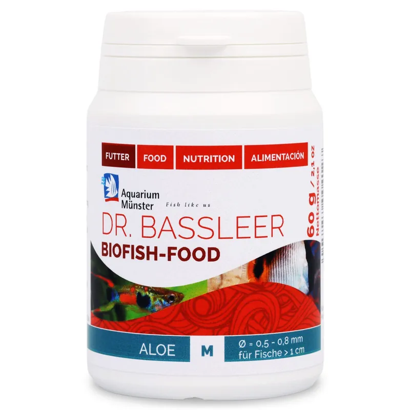 Super-Preis Aquarium Münster Dr. Bassleer Biofish Food BF Aloe M 60 g
