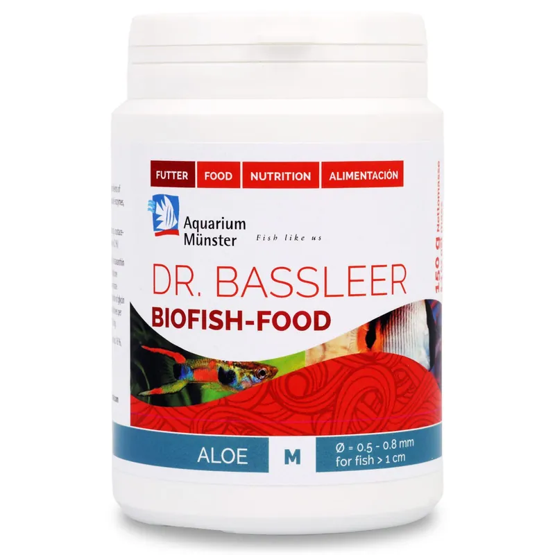 Kracherpreis Aquarium Münster Dr. Bassleer Biofish Food BF Aloe M 60 g