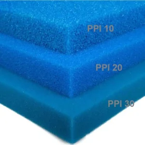 Filterschaummatte 50 x 50 x 5 cm PPI 10 Mega-Angebot