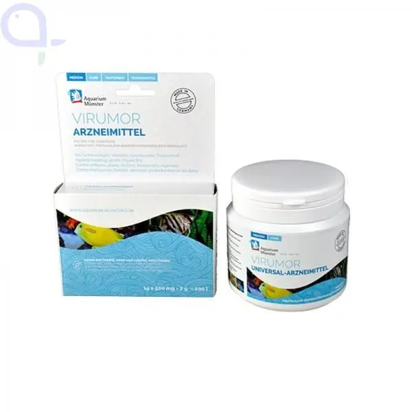 Aquarium Münster VIRUMOR 14 x 500 mg - bei Schwellungen, Wunden, Geschwüren, Flossenfraß Letzte Chance