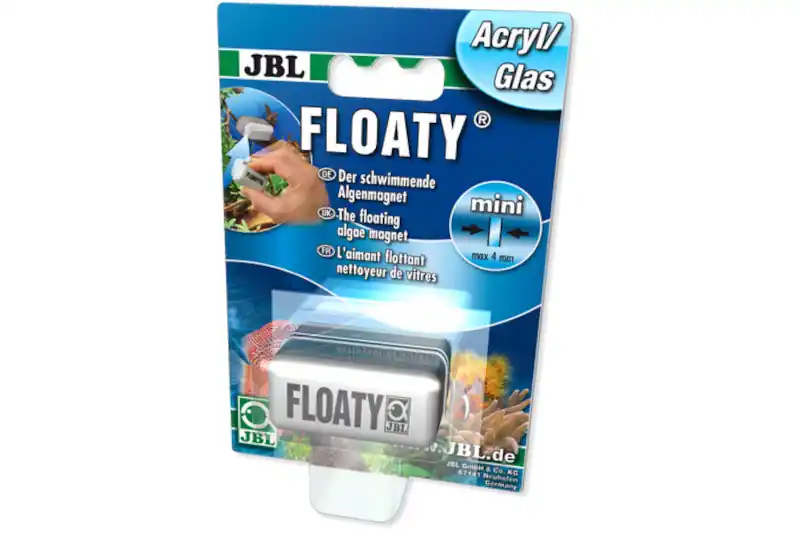 JBL Floaty mini Acryl + Glas, Algenmagnet bis 4 mm Scheibenstärke Sichere Zahlung