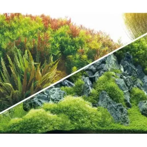 Hobby Rückwandfolie Planted River/Green Rocks, 120 cm x 50 cm Top-Seller
