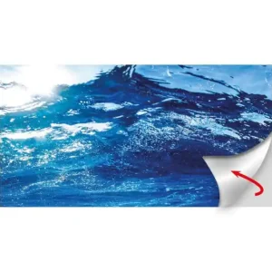 Günstig Hobby Rückwandfolie Ocean/Ruby Lake, 120 cm x 50 cm, selbstklebend