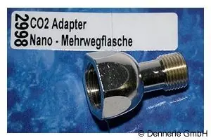 Echt Dennerle CO²-Adapter Nano auf Mehrwegflasche