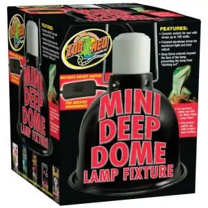 Aktuell Zoomed Mini Deep Dome Lampenfassung (max. 100 W)