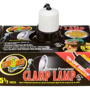 Abverkauf Zoomed Deluxe Porcelain Clamp Lamp (max. 100 w), Klemmlampe, 14 cm