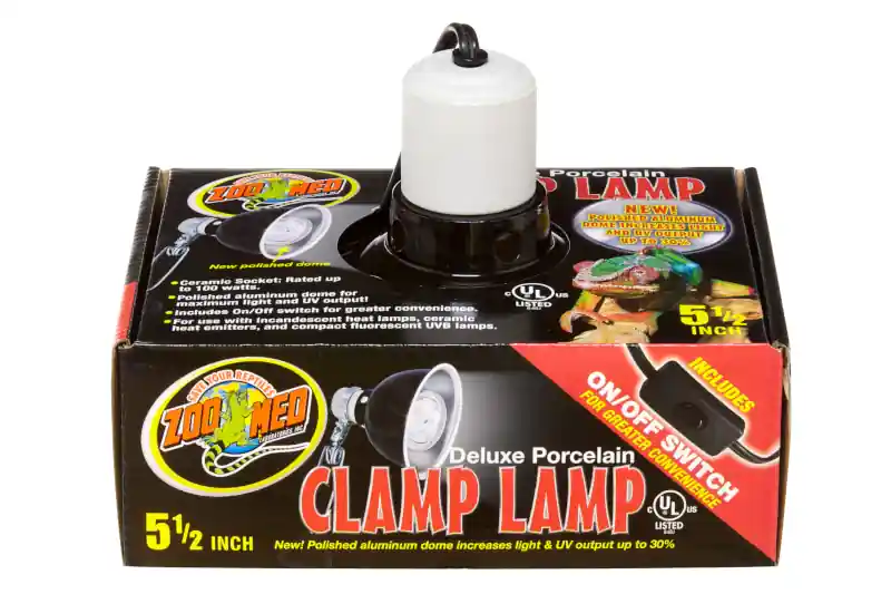 Abverkauf Zoomed Deluxe Porcelain Clamp Lamp (max. 100 w), Klemmlampe, 14 cm