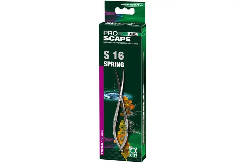 Markenprodukt JBL ProScape Tool S spring, Selbstöffnende Pflanzenpflegeschere 16 cm