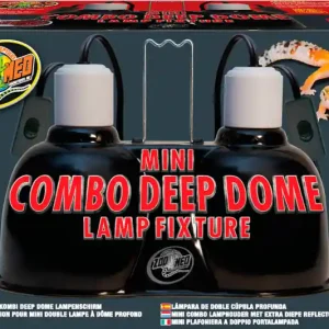 Zoomed Mini Combo Deep Dome Lamp Fixture, Lampenfassung, max. 100 W, 2 Stück Bestpreis